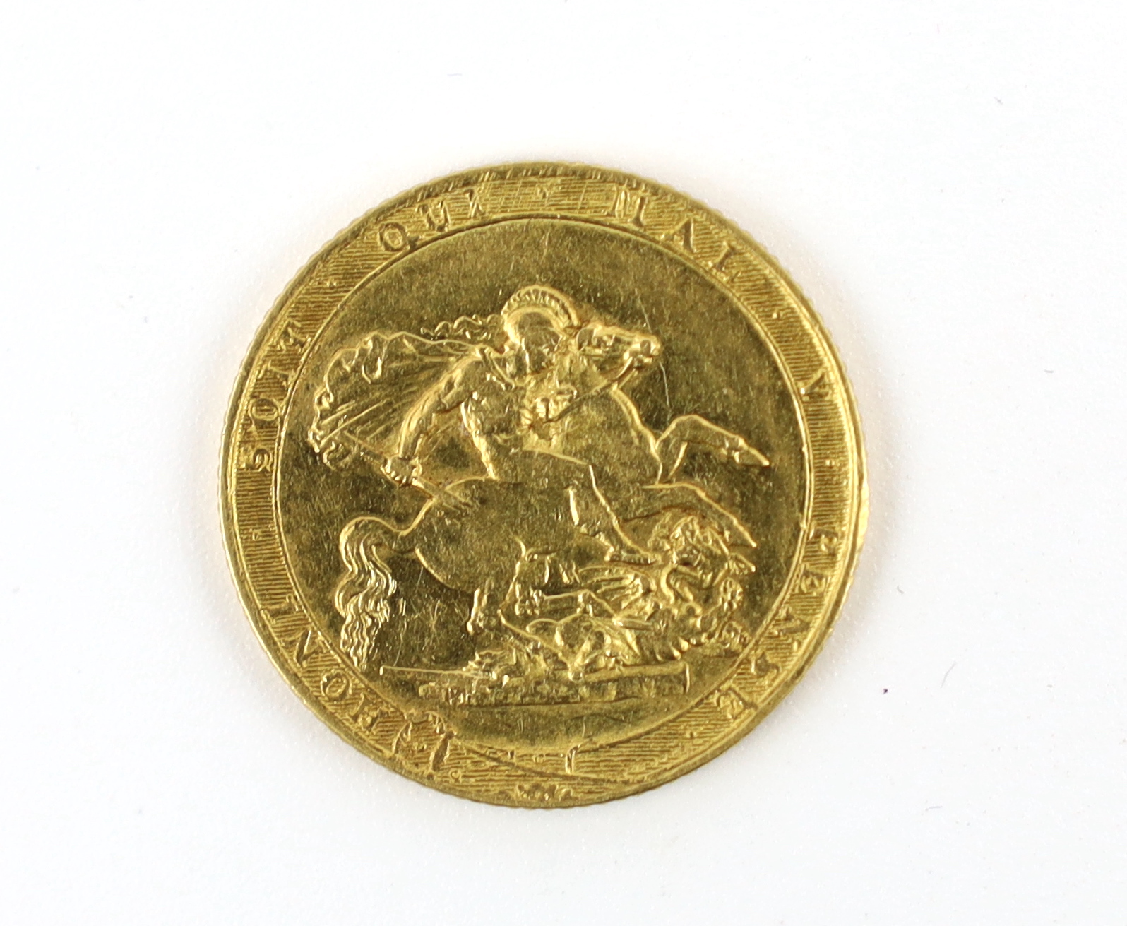 British Gold Coins, George III sovereign, about EF (S3785)